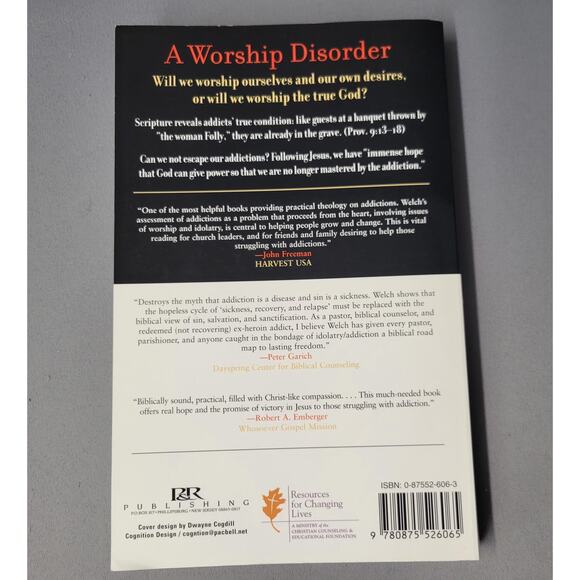 Addictions A Banquet in the Grave Edward T Welch Christian Recovery Softcover - Picture 10 of 11